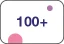 100+